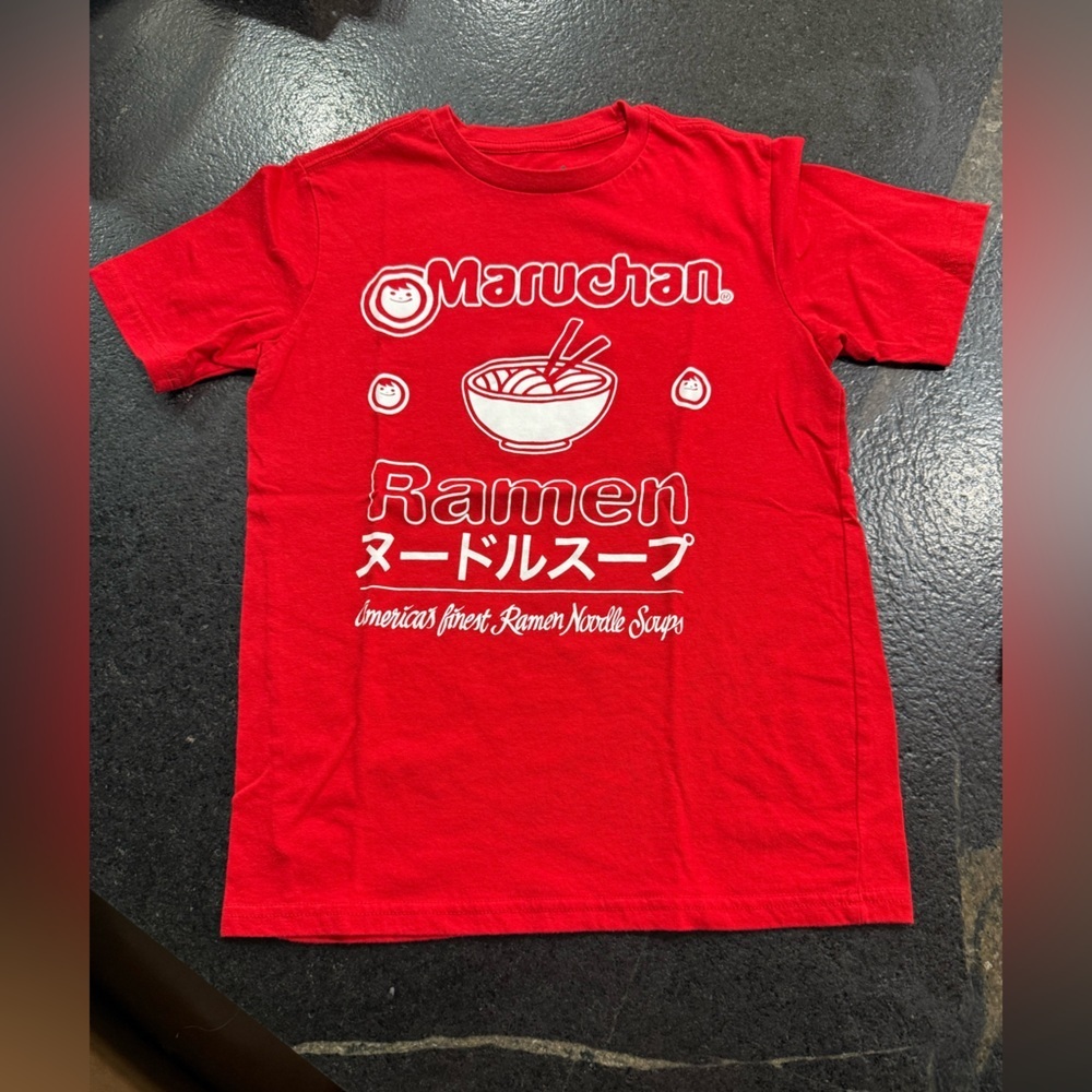 "Ramen Noodle Soup Maruchan" Tee shirt  Kids Size L (10/12)